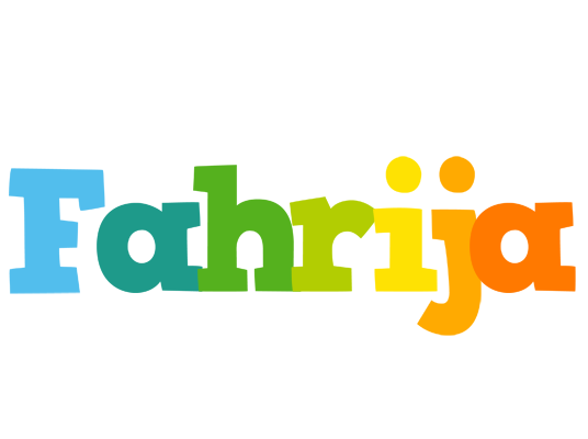 Fahrija rainbows logo