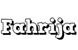 Fahrija snowing logo