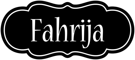 Fahrija welcome logo