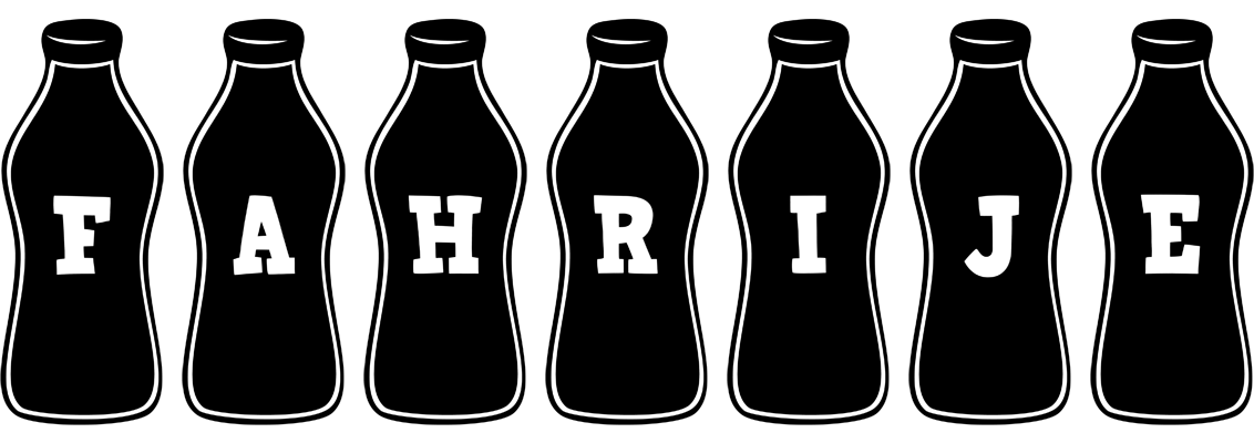 Fahrije bottle logo