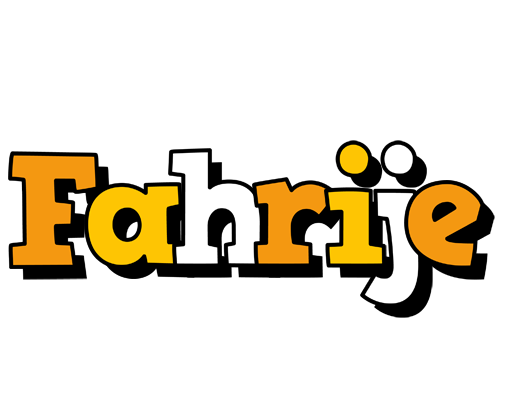 Fahrije cartoon logo