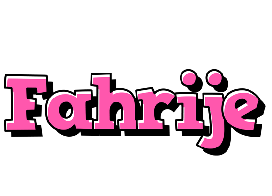 Fahrije girlish logo