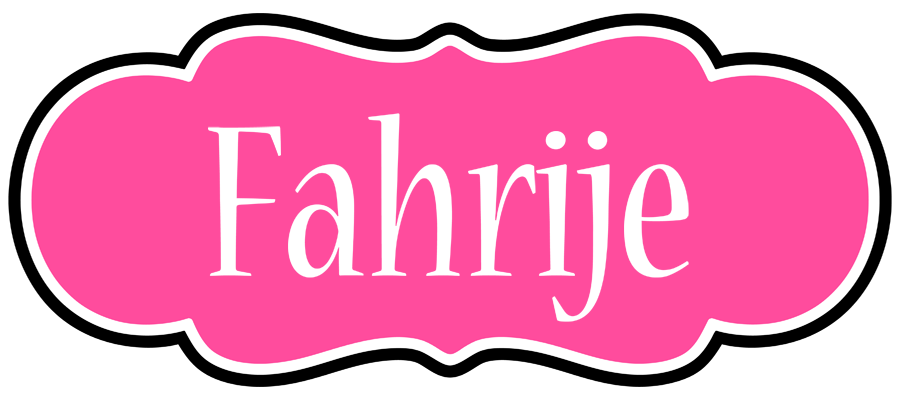 Fahrije invitation logo