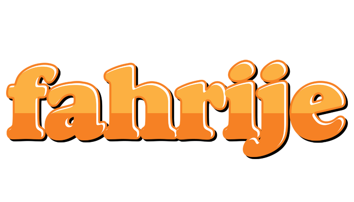 Fahrije orange logo