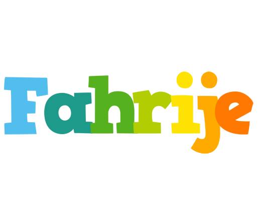 Fahrije rainbows logo