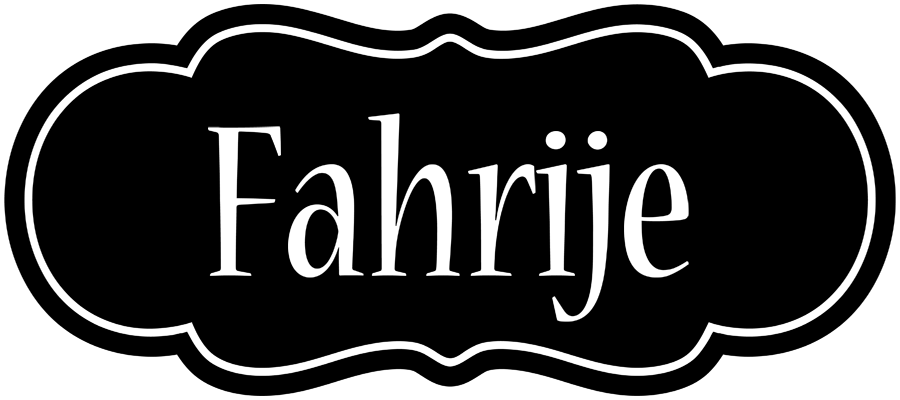 Fahrije welcome logo