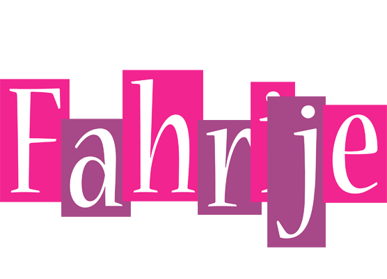 Fahrije whine logo