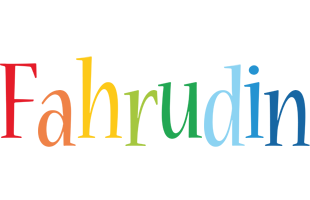 Fahrudin birthday logo