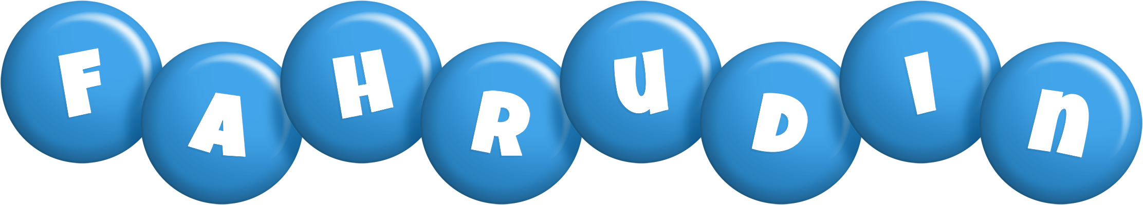 Fahrudin candy-blue logo