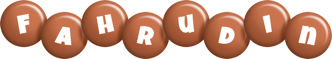 Fahrudin candy-brown logo