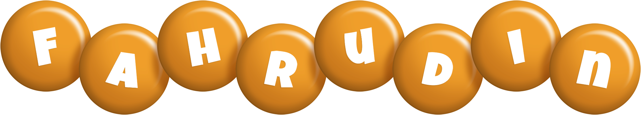 Fahrudin candy-orange logo