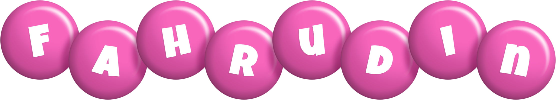 Fahrudin candy-pink logo