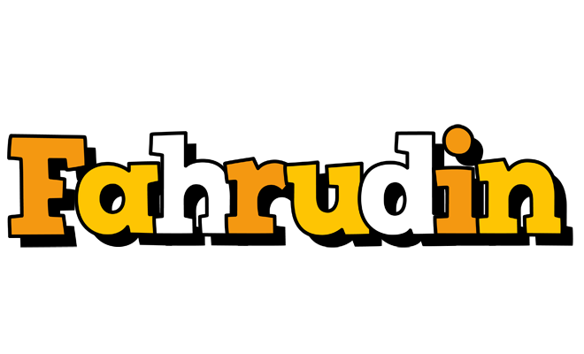 Fahrudin cartoon logo