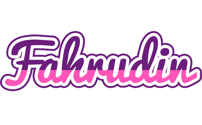Fahrudin cheerful logo