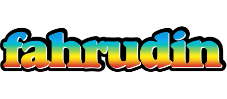 Fahrudin color logo