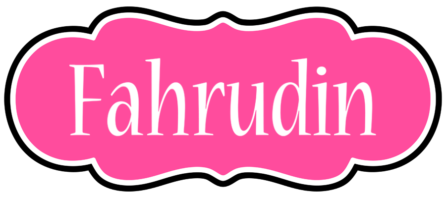 Fahrudin invitation logo