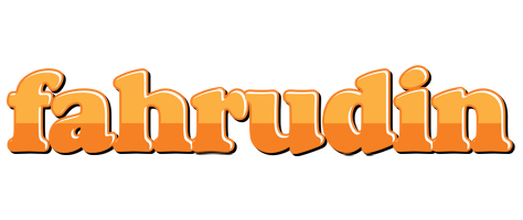 Fahrudin orange logo