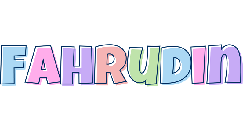 Fahrudin pastel logo