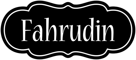 Fahrudin welcome logo