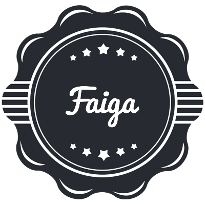 Faiga badge logo