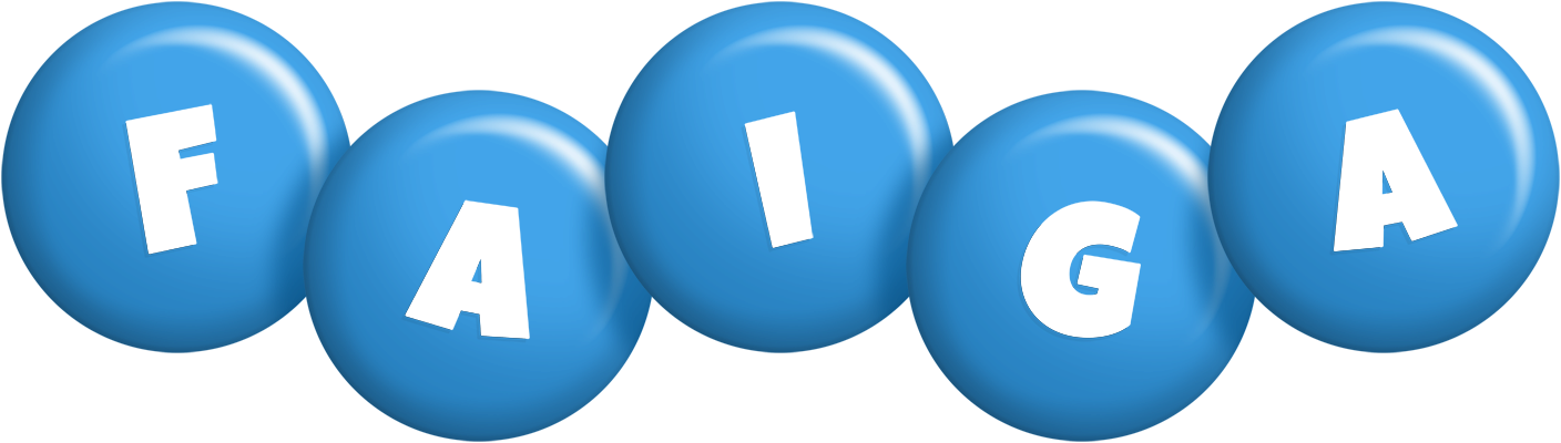 Faiga candy-blue logo