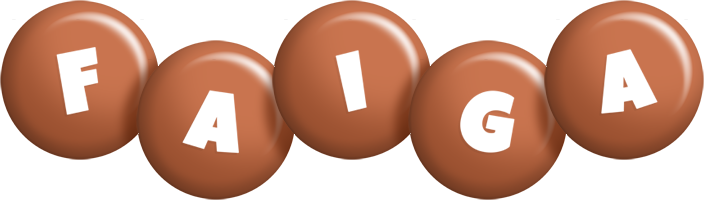 Faiga candy-brown logo