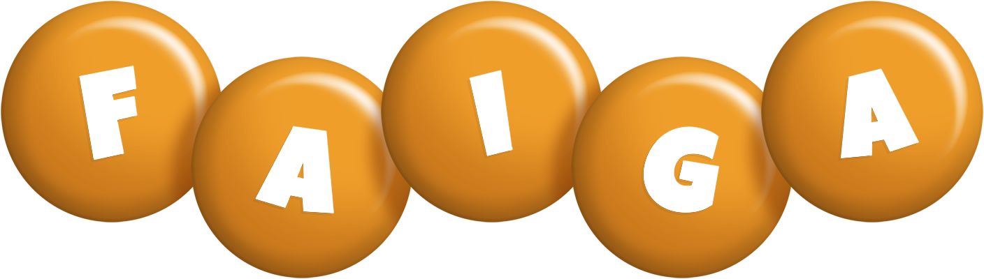 Faiga candy-orange logo