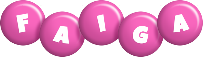 Faiga candy-pink logo