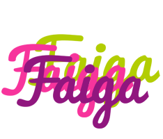 Faiga flowers logo