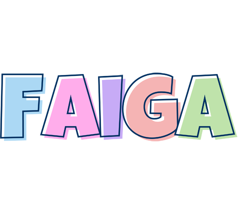 Faiga pastel logo