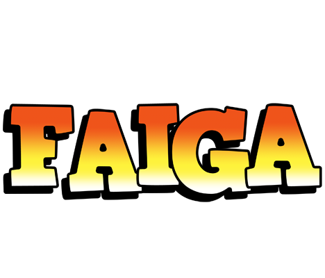 Faiga sunset logo