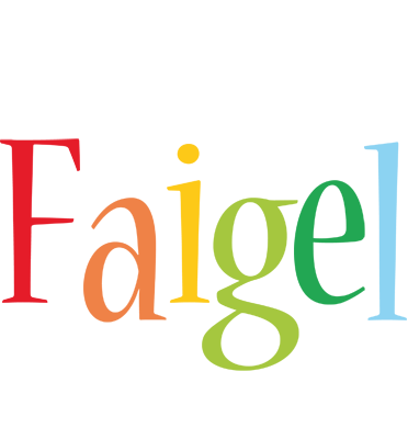 Faigel birthday logo