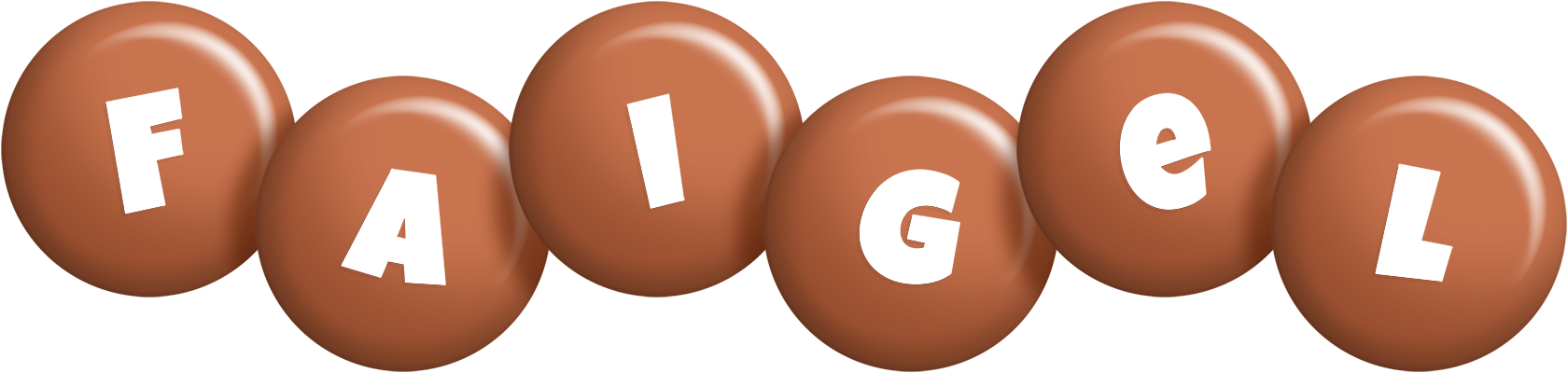 Faigel candy-brown logo