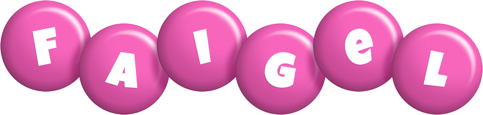 Faigel candy-pink logo