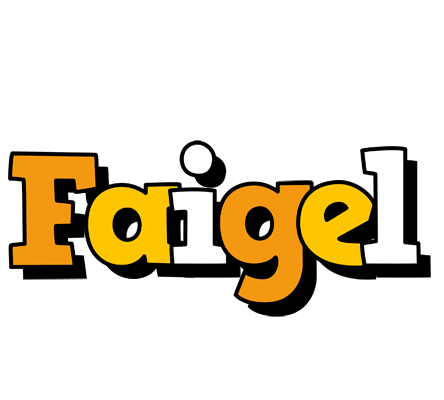 Faigel cartoon logo