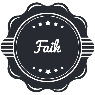 Faik badge logo
