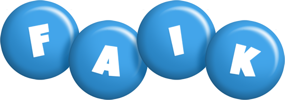 Faik candy-blue logo