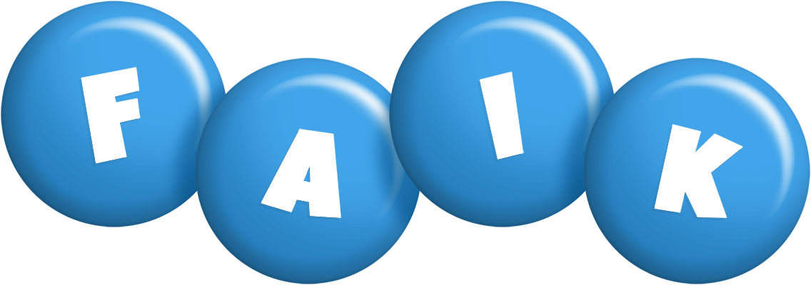Faik candy-blue logo