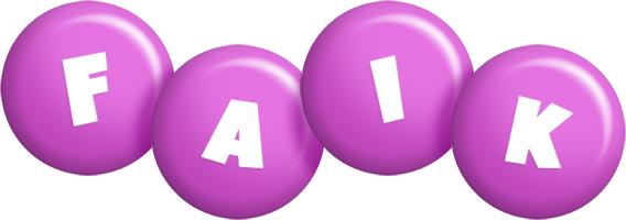Faik candy-purple logo