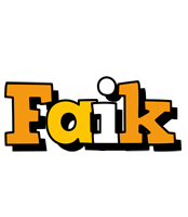 Faik cartoon logo