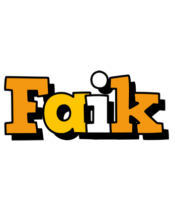 Faik cartoon logo
