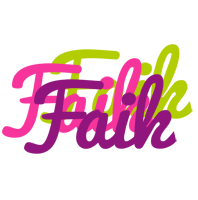 Faik flowers logo