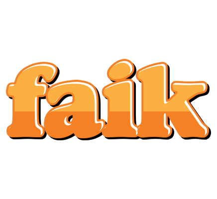 Faik orange logo