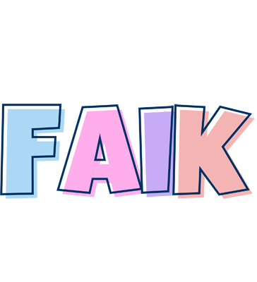 Faik pastel logo