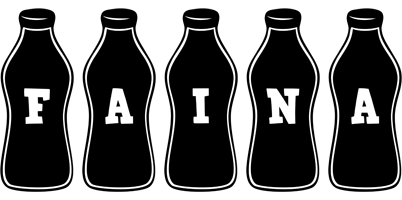 Faina bottle logo