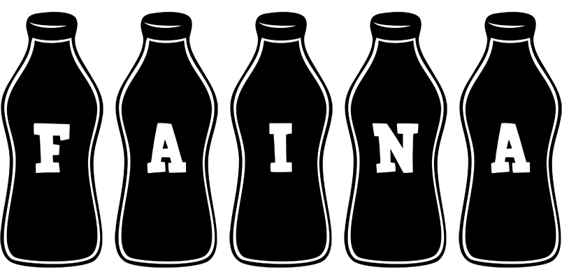 Faina bottle logo