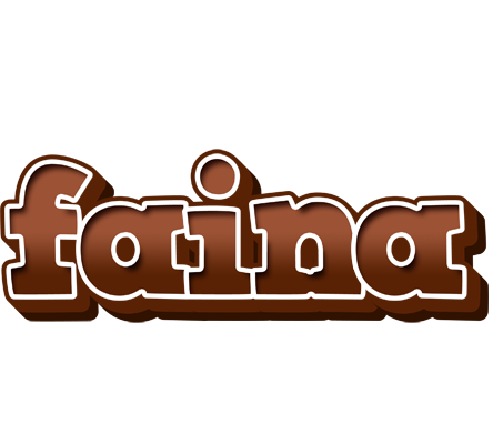 Faina brownie logo