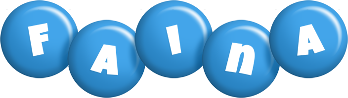 Faina candy-blue logo