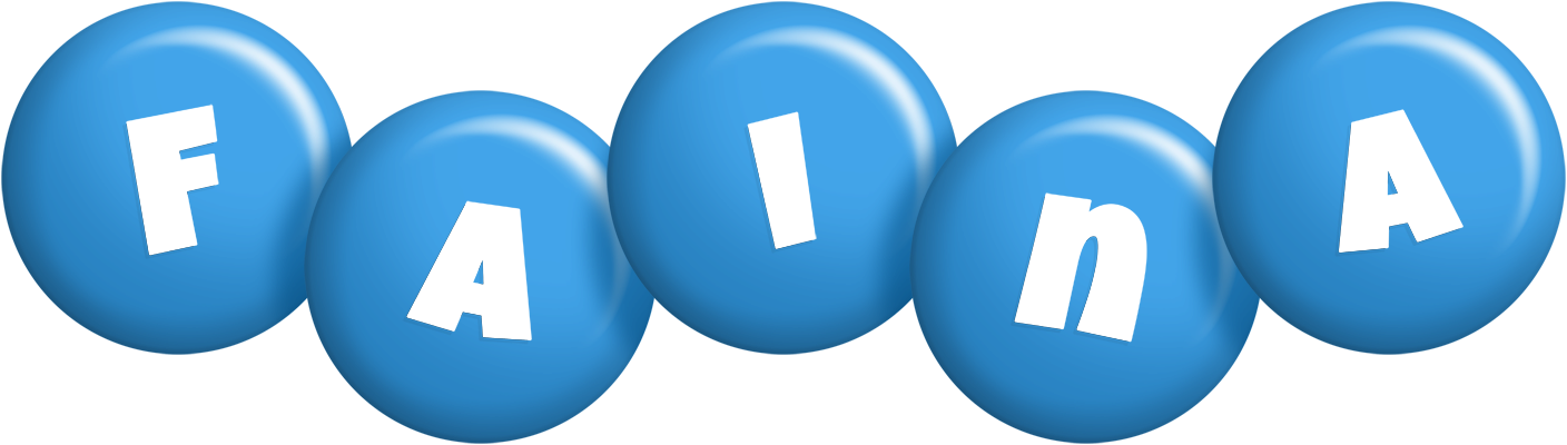 Faina candy-blue logo
