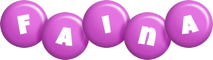 Faina candy-purple logo
